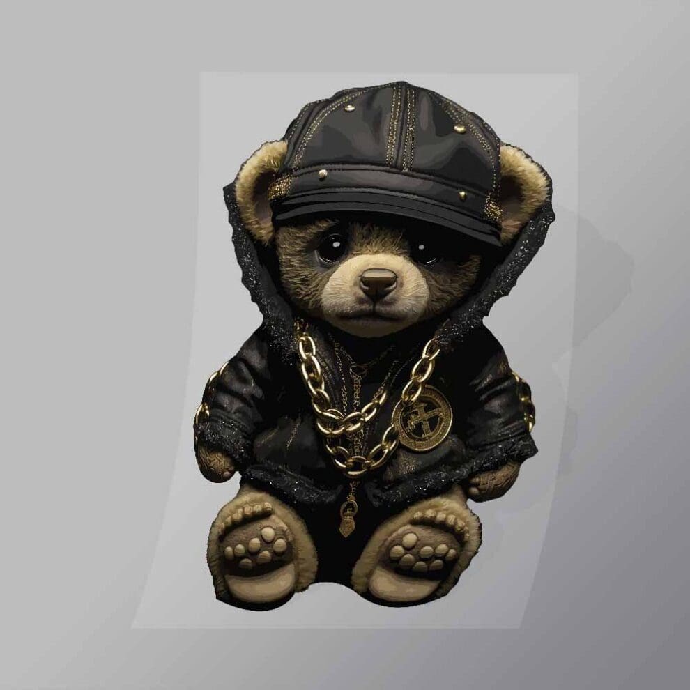 Fresh Teddy Bear DTF Apparel Transfer - DTF Shop