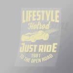 DCCD0126 Lifestyle Hotrod Yellow Direct To Film Transfer Mock Up