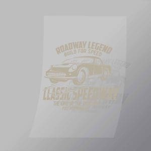 DCCD0169 Roadway Legend Classic Speedway Direct To Film Transfer Mock Up