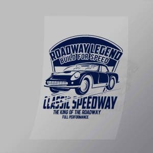 DCCD0211 Roadway Legend Classic Speedway Direct To Film Transfer Mock Up