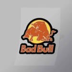 DCCF0003 Bad Bull Brand Spoof Direct To Film Transfer Mock Up