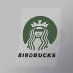 DCCF0006 Birdbucks Brand Spoof Direct To Film Transfer Mock Up