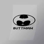 DCCF0008 Buttman Brand Spoof Direct To Film Transfer Mock Up