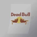DCCF0018 Deadbull Brand Spoof Direct To Film Transfer Mock Up