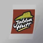 DCCF0039 Jabba The Hutt Brand Spoof Direct To Film Transfer Mock Up