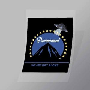 DCCF0066 Paranormal Brand Spoof Direct To Film Transfer Mock Up