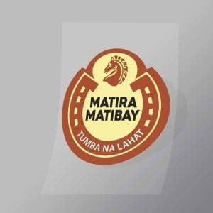 DCCF0071 Matira Matibay Brand Spoof Direct To Film Transfer Mock Up