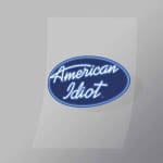 DCCF0097 American Idiot Brand Spoof Direct To Film Transfer Mock Up