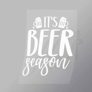 DCDB0095 Its Beer Season White Direct To Film Transfer Mock Up