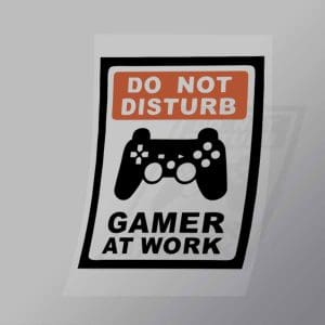 DCGG0004 Do Not Disturb Gamer Direct To Film Transfer Mock Up