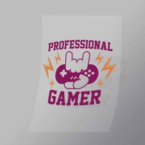 DCGG0082 Professional Gamer Direct To Film Transfer Mock Up