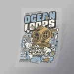 DCLC0419 Ocean Loops Direct To Film Transfer Mock Up