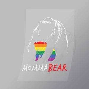 DCLG0082 Momma Bear Direct To Film Transfer Mock Up