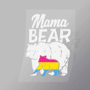 DCLG0213 Mumma Bear Direct To Film Transfer Mock Up