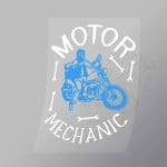 DCMC0013 Motor Mechanic Direct To Film Transfer Mock Up