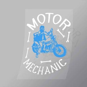 DCMC0013 Motor Mechanic Direct To Film Transfer Mock Up