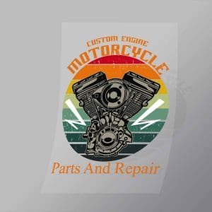DCMC0098 Motorcycle Parts And Repair Direct To Film Transfer Mock Up