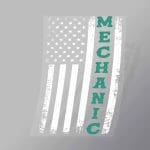 DCMC0125 Mechanic Vertical Flag Direct To Film Transfer Mock Up