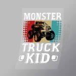 DCMT0031 Monster Truck Kid Direct To Film Transfer Mock Up
