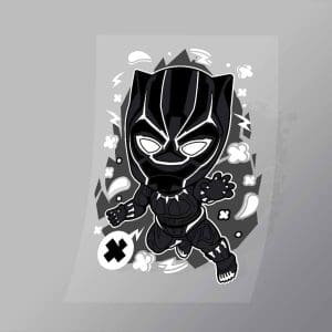 DCPC0034 Black Panther Direct To Film Transfer Mock Up