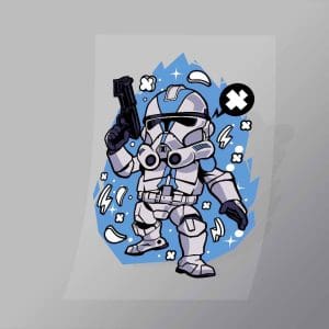 DCPC0057 Clone Trooper Direct To Film Transfer Mock Up