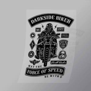 DCPC0072 Darkside Biker Direct To Film Transfer Mock Up