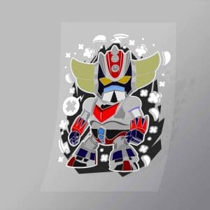 DCPC0130 Grendizer Direct To Film Transfer Mock Up