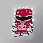 DCPC0274 Red Ranger Direct To Film Transfer Mock Up