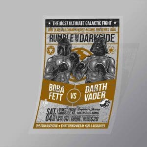 DCPC0288 Rumble In The Darkside Direct To Film Transfer Mock Up