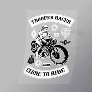 DCPC0322 Stormtrooper Caferacer Direct To Film Transfer Mock Up