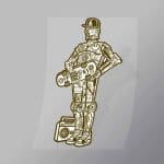 DCPC0328 Street C3PO Direct To Film Transfer Mock Up