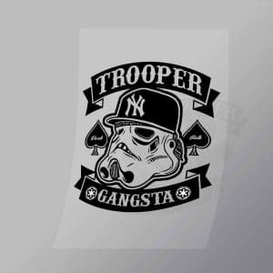 DCPC0364 Trooper Gangsta Direct To Film Transfer Mock Up