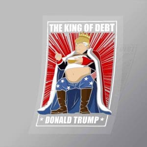DCPC0372 Trump King Direct To Film Transfer Mock Up