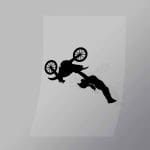 DCSB0002 Motorcross Backflip Female Direct To Film Transfer Mock Up