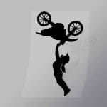 DCSB0003 Motor Cross Backflip Female Direct To Film Transfer Mock Up