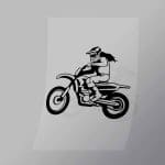 DCSB0004 Motorbike Racinng Line Art Direct To Film Transfer Mock Up