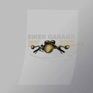 DCSB0168 Biker Garage Direct To Film Transfer Mock Up