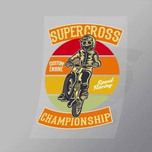 DCSB0175 Supercross Championship Direct To Film Transfer Mock Up