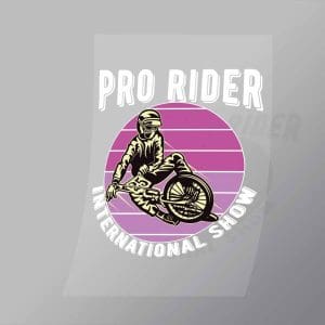 DCSB0186 Pro Rider International Show Direct To Film Transfer Mock Up