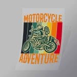 DCSB0200 Motorcycle Adventure Direct To Film Transfer Mock Up