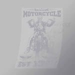 DCSB0204 Garage Motorcycle Direct To Film Transfer Mock Up