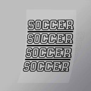 DCSC0021 Soccer Soccer Soccer Repeated 2 Direct To Film Transfer Mock Up