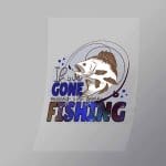 DCSF0059 If Ive Gone Missing Ive Gone Fishing Galaxy Direct To Film Transfer Mock Up