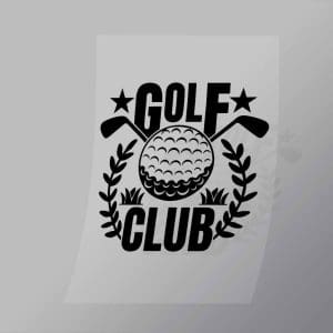 DCSG0034 Golf Club Direct To Film Transfer Mock Up