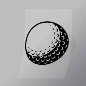 DCSG0068 Golf Ball Direct To Film Transfer Mock Up