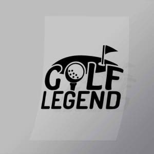DCSG0073 Golf Legend Direct To Film Transfer Mock Up