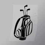 DCSG0109 Golf Bag Direct To Film Transfer Mock Up