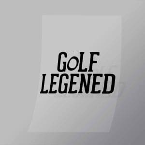 DCSG0151 Golf Legend Direct To Film Transfer Mock Up
