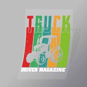 DCTR0046 Truck Driver Magazine Direct To Film Transfer Mock Up